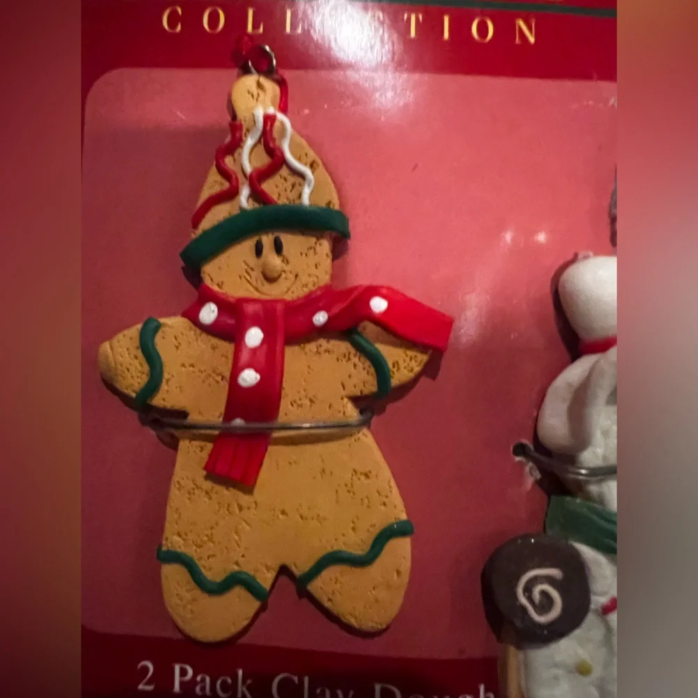 Visions of Sugar Plums Clay Dough Ornaments by Christmas House